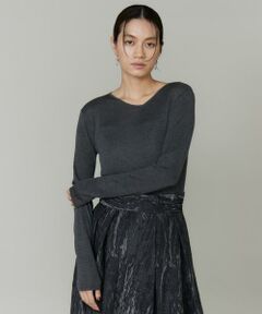 INED / イネド ニット・セーター | シルクリブプルオーバー