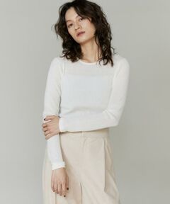 INED / イネド ニット・セーター | シアープルオーバー