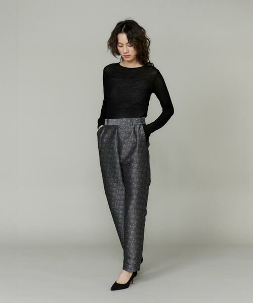 INED / イネド ニット・セーター | シアーギャザープルオーバー | 詳細2