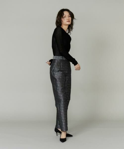 INED / イネド ニット・セーター | シアーギャザープルオーバー | 詳細4