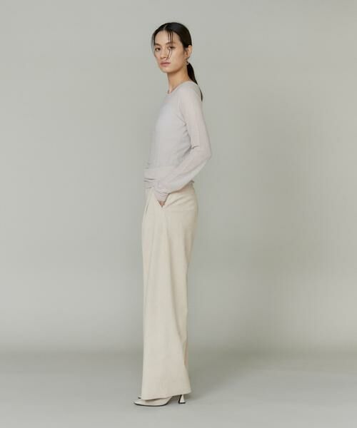 INED / イネド ニット・セーター | シアーギャザープルオーバー | 詳細9