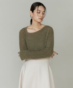 INED / イネド ニット・セーター | シアーモヘアラメプルオーバ