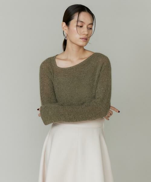 INED / イネド ニット・セーター | シアーモヘアラメプルオーバ | 詳細1
