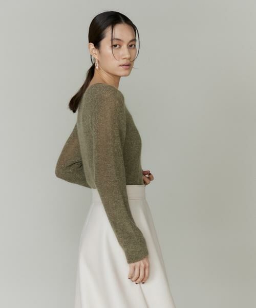 INED / イネド ニット・セーター | シアーモヘアラメプルオーバ | 詳細6