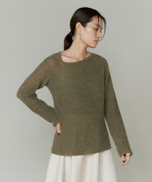 INED / イネド ニット・セーター | シアーモヘアラメプルオーバ | 詳細7