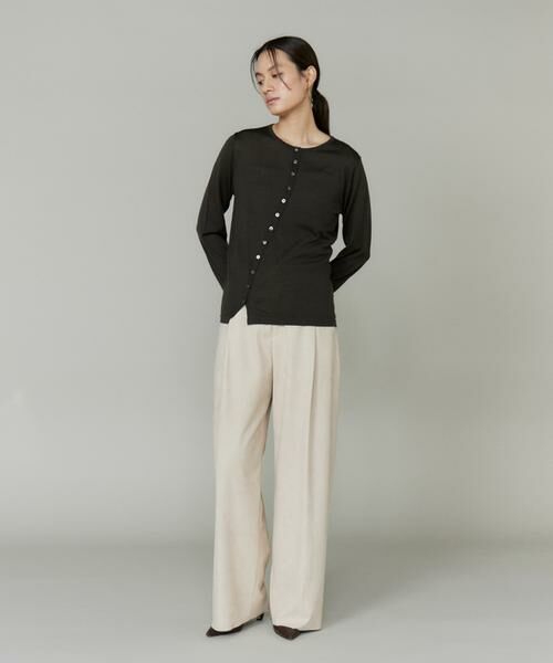 INED / イネド カーディガン・ボレロ | アシンメトリーカーディガン | 詳細3