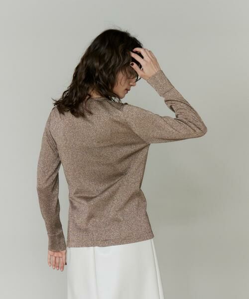 INED / イネド カーディガン・ボレロ | アシンメトリーラメカーディガン | 詳細11