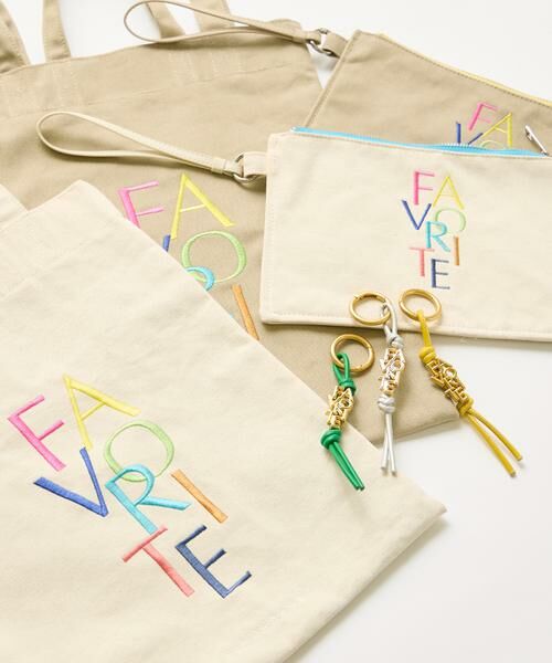 INED / イネド トートバッグ | 《RAINBOW COLLECTION》刺繍ロゴキャンバストート | 詳細10