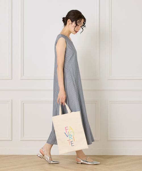 INED / イネド トートバッグ | 《RAINBOW COLLECTION》刺繍ロゴキャンバストート | 詳細12