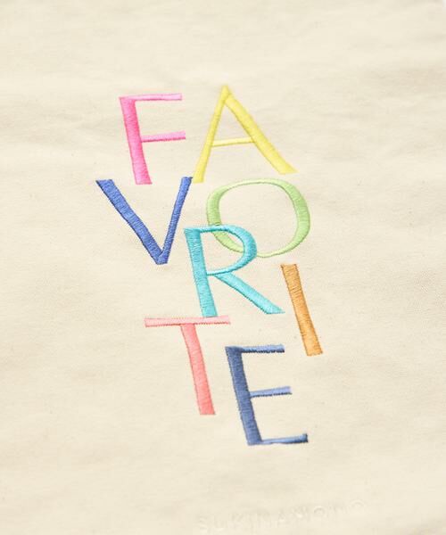 INED / イネド トートバッグ | 《RAINBOW COLLECTION》刺繍ロゴキャンバストート | 詳細4