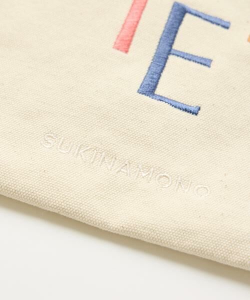 INED / イネド トートバッグ | 《RAINBOW COLLECTION》刺繍ロゴキャンバストート | 詳細5