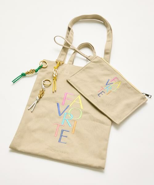 INED / イネド トートバッグ | 《RAINBOW COLLECTION》刺繍ロゴキャンバストート | 詳細8