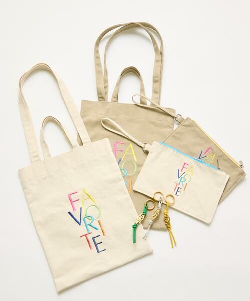 INED / イネド トートバッグ | 《RAINBOW COLLECTION》刺繍ロゴキャンバストート | 詳細9