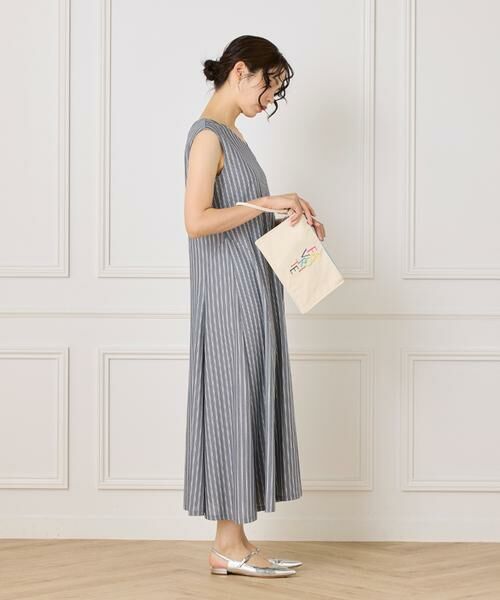 INED / イネド ポーチ | 《RAINBOW COLLECTION》刺繍ロゴキャンバスポーチ | 詳細8