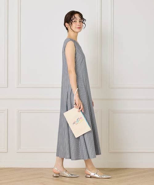 INED / イネド ポーチ | 《RAINBOW COLLECTION》刺繍ロゴキャンバスポーチ | 詳細9