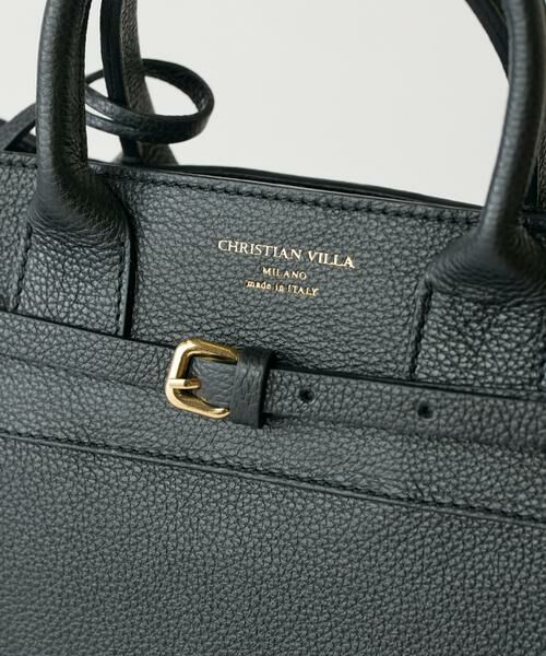 INED / イネド トートバッグ | ポーチ付きレザートートバッグ《CHRISTIAN VILLA》 | 詳細10