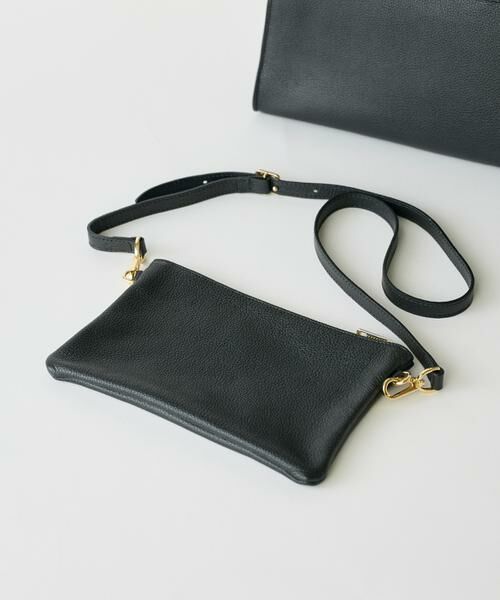 INED / イネド トートバッグ | ポーチ付きレザートートバッグ《CHRISTIAN VILLA》 | 詳細14