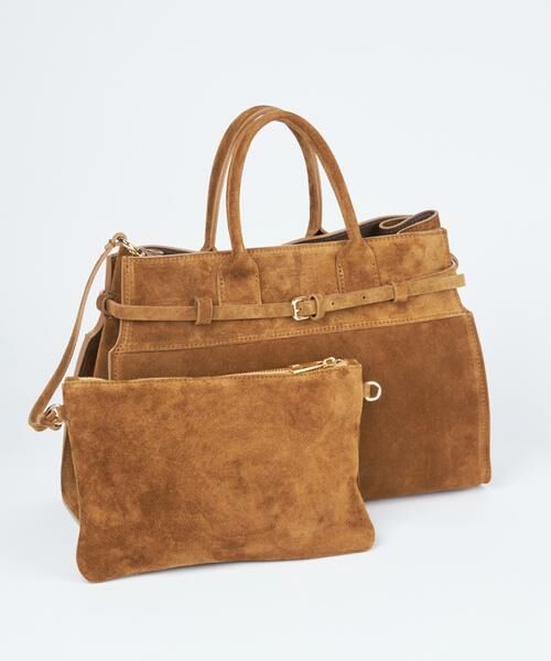 INED / イネド トートバッグ | ポーチ付きレザートートバッグ《CHRISTIAN VILLA》 | 詳細8