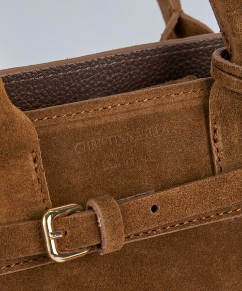 INED / イネド トートバッグ | ポーチ付きレザートートバッグ《CHRISTIAN VILLA》 | 詳細6