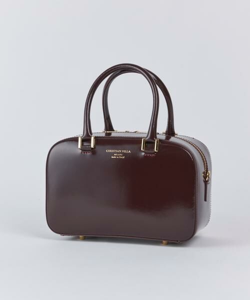 INED / イネド ボストンバッグ | ミニボストンバッグ《CHRISTIAN VILLA》（ワイン5）