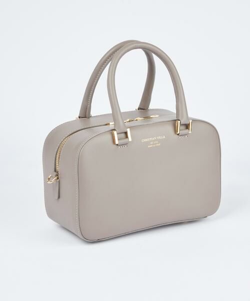 INED / イネド ボストンバッグ | 《別注スムースレザー使用》ミニボストンバッグ《CHRISTIAN VILLA》 | 詳細1