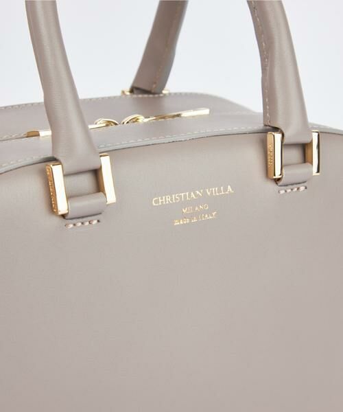 INED / イネド ボストンバッグ | 《別注スムースレザー使用》ミニボストンバッグ《CHRISTIAN VILLA》 | 詳細5
