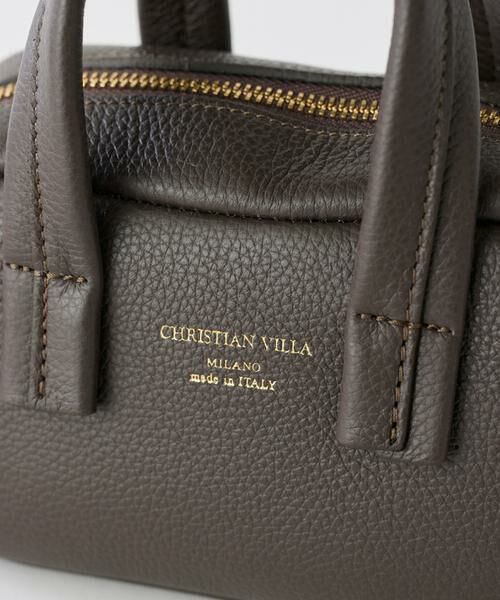 INED / イネド ボストンバッグ | オーバルミニボストンバッグ《CHRISTIAN VILLA》 | 詳細6