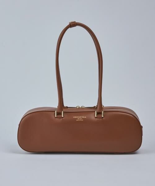 INED / イネド ボストンバッグ | 横長ボストンバッグ《CHRISTIAN VILLA》（キャメル1）