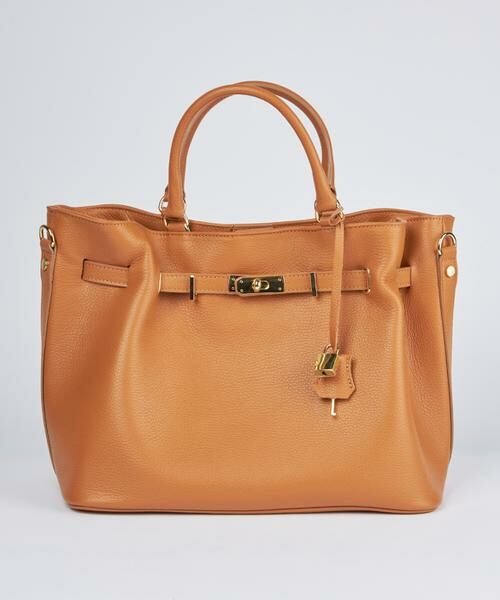 INED / イネド トートバッグ | 金具付きショルダーバッグLarge《MILOS》 | 詳細1