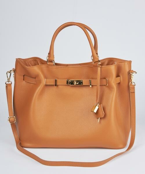 INED / イネド トートバッグ | 金具付きショルダーバッグLarge《MILOS》 | 詳細10