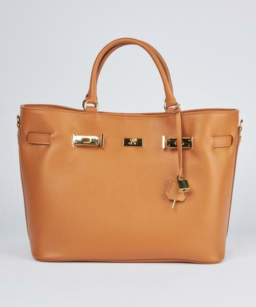 INED / イネド トートバッグ | 金具付きショルダーバッグLarge《MILOS》 | 詳細11