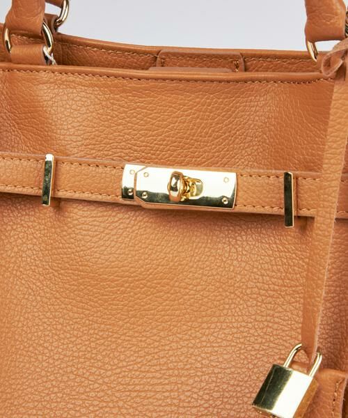 INED / イネド トートバッグ | 金具付きショルダーバッグLarge《MILOS》 | 詳細5