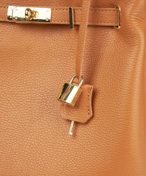 INED / イネド トートバッグ | 金具付きショルダーバッグLarge《MILOS》 | 詳細6