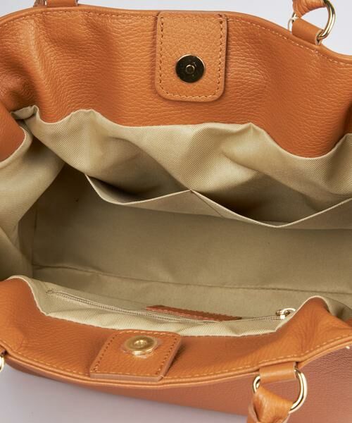 INED / イネド トートバッグ | 金具付きショルダーバッグLarge《MILOS》 | 詳細9