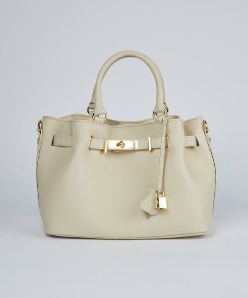 INED / イネド トートバッグ | 金具付きショルダーバッグMedium《MILOS》 | 詳細1