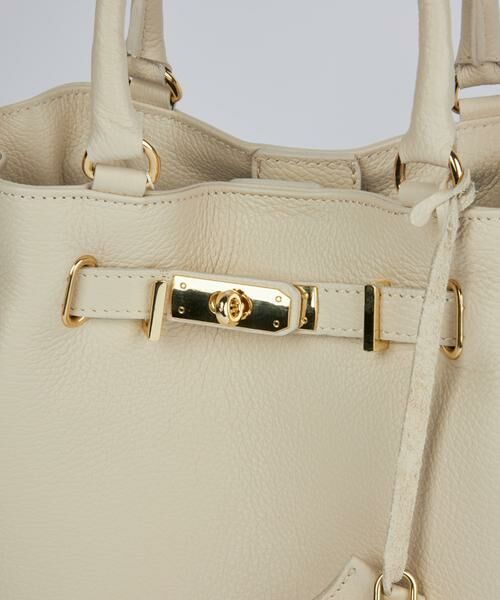 INED / イネド トートバッグ | 金具付きショルダーバッグMedium《MILOS》 | 詳細5