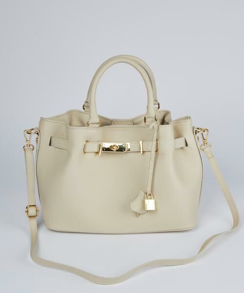 INED / イネド トートバッグ | 金具付きショルダーバッグMedium《MILOS》 | 詳細21