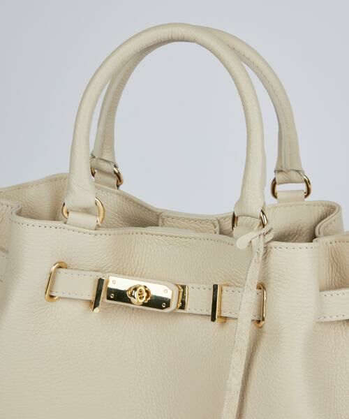 INED / イネド トートバッグ | 金具付きショルダーバッグMedium《MILOS》 | 詳細18