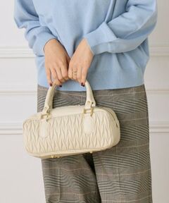 INED / イネド ボストンバッグ | ギャザーボストンバッグ《MARLON》