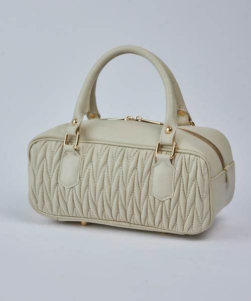 INED / イネド ボストンバッグ | ギャザーボストンバッグ《MARLON》 | 詳細13