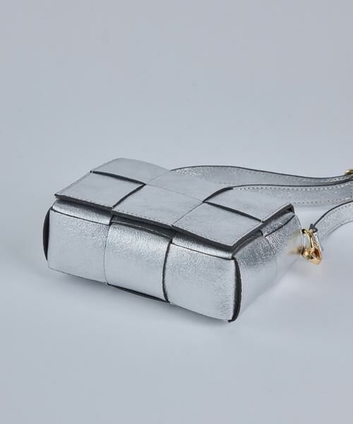 INED / イネド ショルダーバッグ | スクエアメッシュメタリックショルダーバッグ《MARLON》 | 詳細3