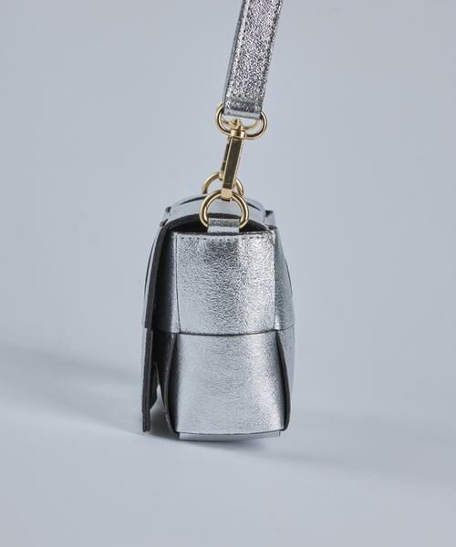 INED / イネド ショルダーバッグ | スクエアメッシュメタリックショルダーバッグ《MARLON》 | 詳細4