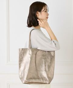INED / イネド トートバッグ | メタリックビッグトートバッグ《MARLON》