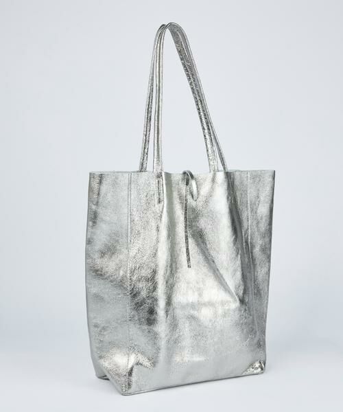INED / イネド トートバッグ | メタリックビッグトートバッグ《MARLON》 | 詳細1
