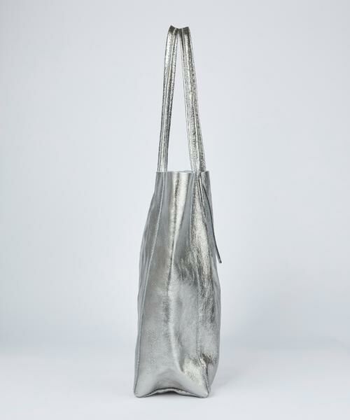 INED / イネド トートバッグ | メタリックビッグトートバッグ《MARLON》 | 詳細2