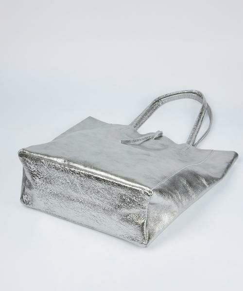 INED / イネド トートバッグ | メタリックビッグトートバッグ《MARLON》 | 詳細4