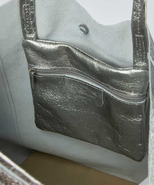 INED / イネド トートバッグ | メタリックビッグトートバッグ《MARLON》 | 詳細5