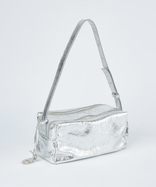 INED/イネド ワンショルダーバッグ《MARCO MASI》 シルバー 40