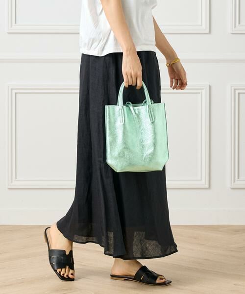 INED / イネド トートバッグ | メタリックミニトートバッグ《MILLELA FIRENZE》 | 詳細10