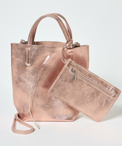 INED / イネド トートバッグ | メタリックミニトートバッグ《MILLELA FIRENZE》 | 詳細8
